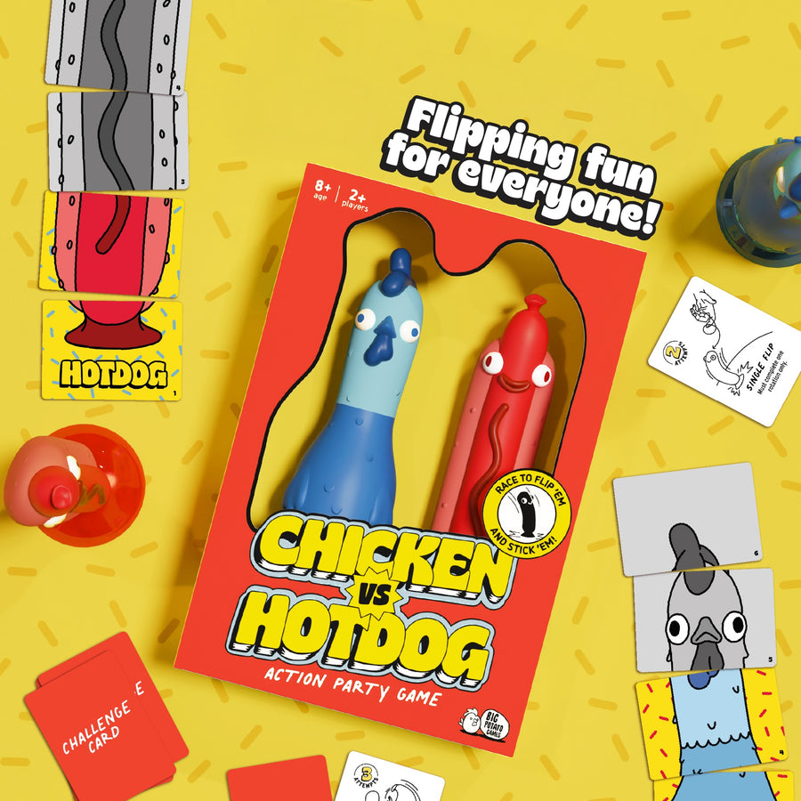 maybe an image about the product: Chicken vs Hotdog
