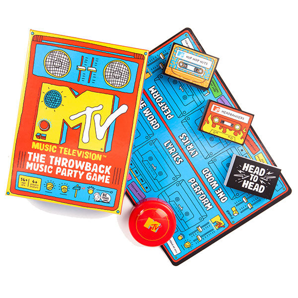 MTV Game The Throwback Music Party Game Big Potato Games Party Quiz Board  Game