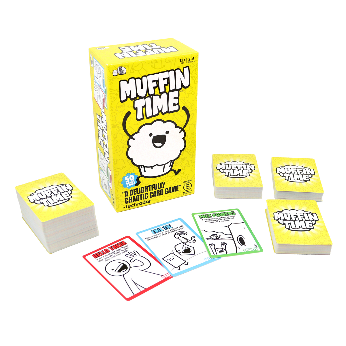 Muffin Time Card Game with its cards laid out in front.