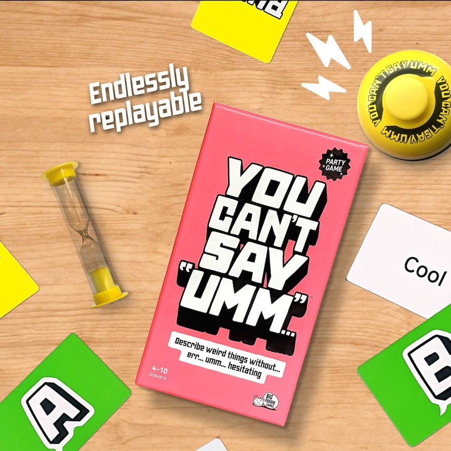 maybe an image about the product: You Can't Say Umm